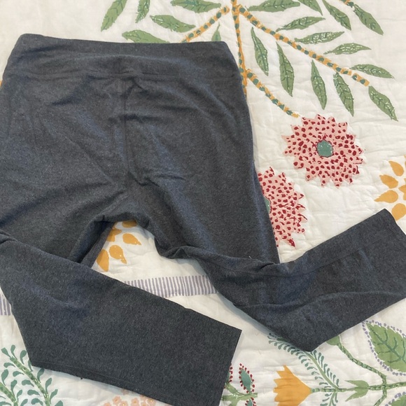 Pact Gray Organic Cotton Leggings Soft Stretchy Fit - Picture 5 of 5